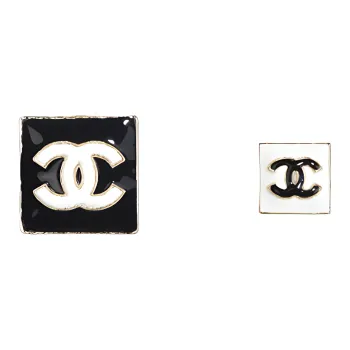 CHANEL Brooches Women's Black/White