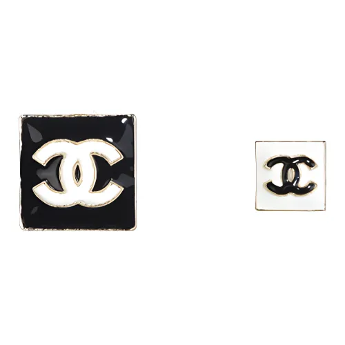 CHANEL Brooches Women's Black/White
