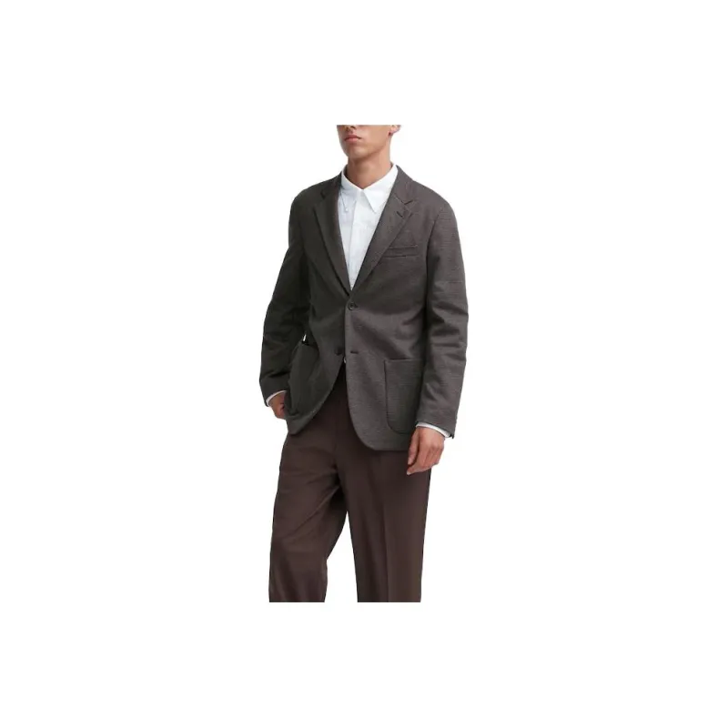 UNIQLO Business Suit Men's Brown Black-0