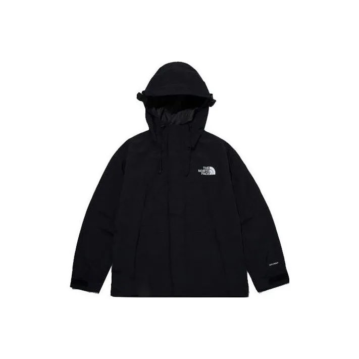 THE NORTH FACE Outdoor Hiking Waterproof And Windproof Windbreaker Jacket Men's Black-0