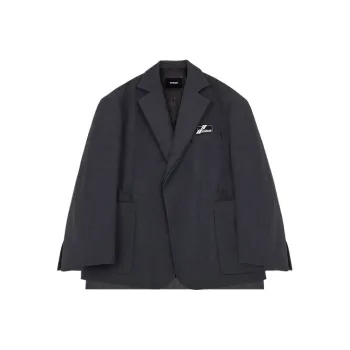 WE11DONE Business Suits Unisex Gray