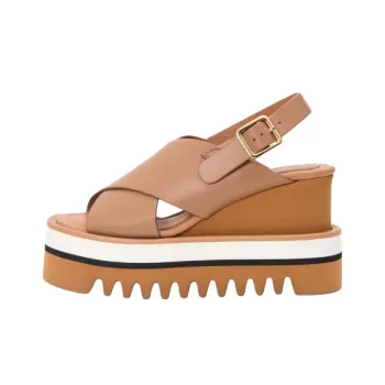 Paloma Barceló Nancecamel One Strap Sandals Women's Brown