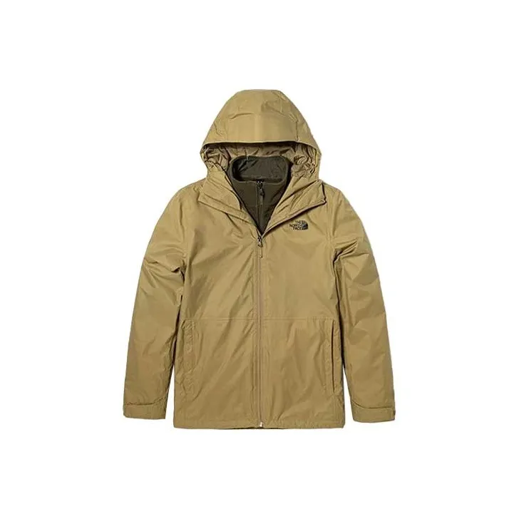THE NORTH FACE Windproof And Breathable Windbreaker Jacket Men's Brown-0
