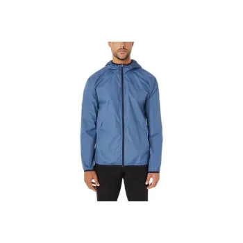 Asics Packable Jacket Jackets Coats Men's Blue