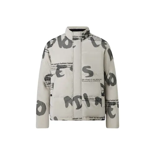 Dance With Wolves Down Jacket Men's Light Khaki