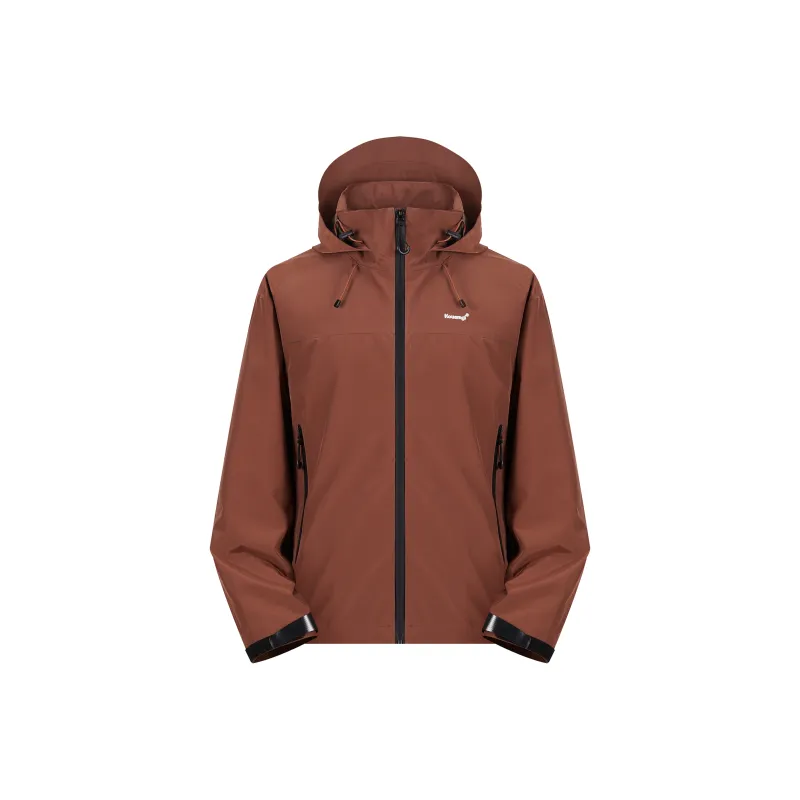 KOUEMGI Lace-Up Waterproof And Windproof Windbreaker Jacket Unisex-0