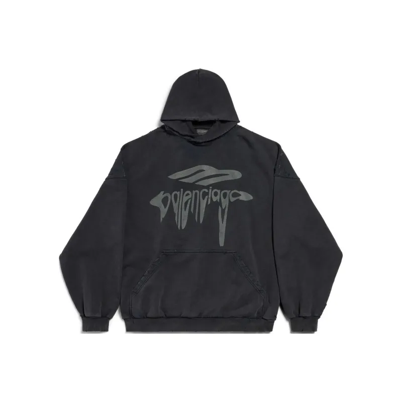 Balenciaga 3D Liquified Effect Hoodie-0