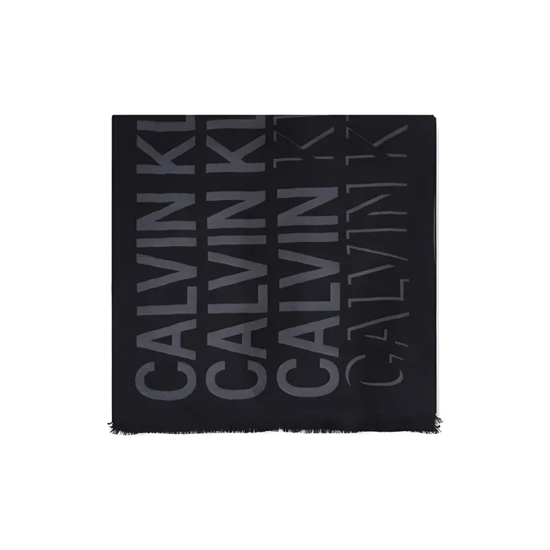 Calvin Klein CK Accessories Shawls Women's Black Gray Color-0