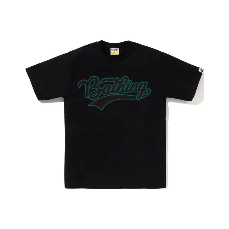 Bape Varsity Baseball Logo Tee-0