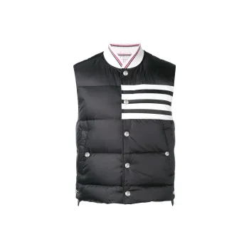 THOM BROWNE Vests Men Black