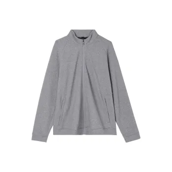 Lululemon Textured Double-Knit Cotton Zip Up Jackets Coats Men's