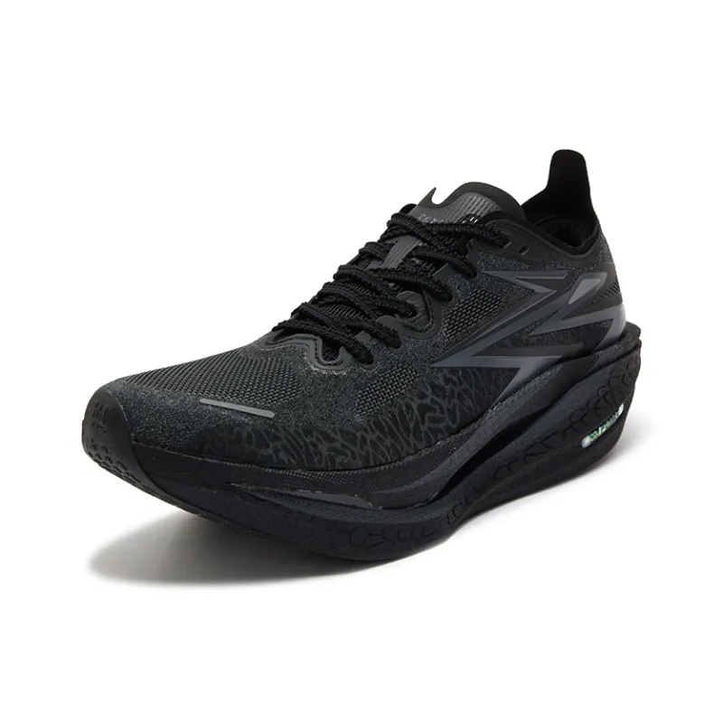 361° Flame 4 Cushioning, Slip Resistant, And Abrasion Resistant Low Top Casual Running Shoes Unisex Black Gray-1