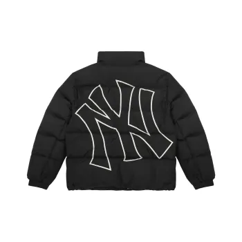 MLB New York Yankees Down Jacket Cropped Unisex Black