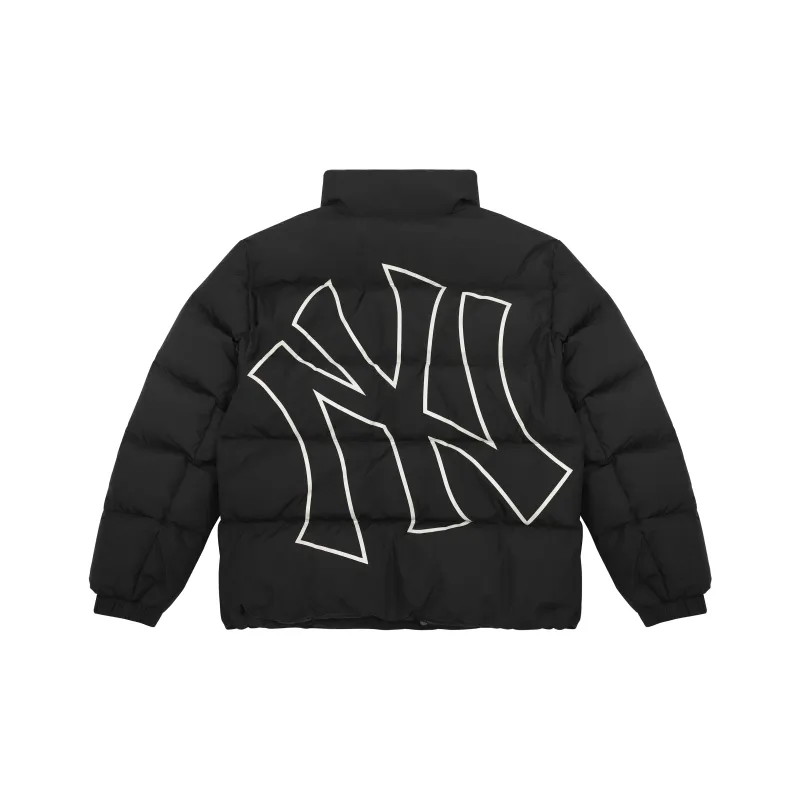 MLB New York Yankees Down Jacket Cropped Unisex Black-0