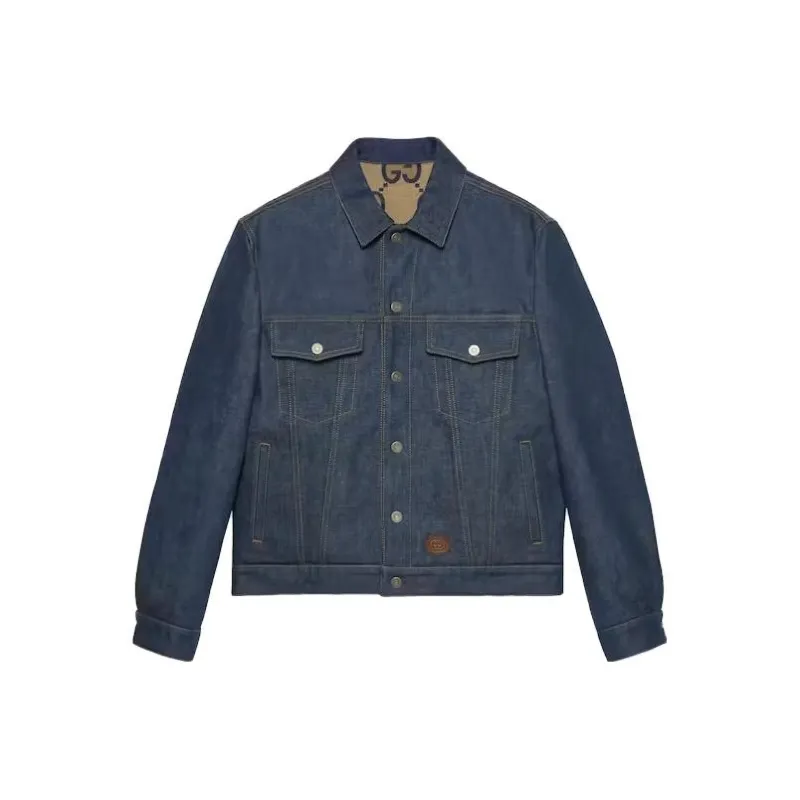GUCCI Denim Jacket Men's Multicolor-0