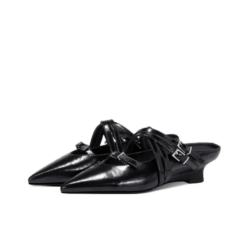 JESSICA SOPHIA Rubber Sole Abrasion Resistant Slip Resistant Closed Toe Slippers Women's-2