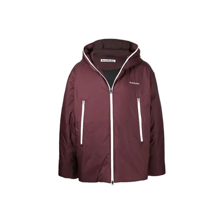 Acne Studios Down Jackets Men Burgundy-0