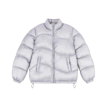Dime MTL FW24 Puffer Jacket Unisex Silver