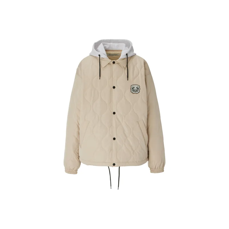 Onitsuka Tiger QUILTED Jackets & Coats Unisex Beige-0