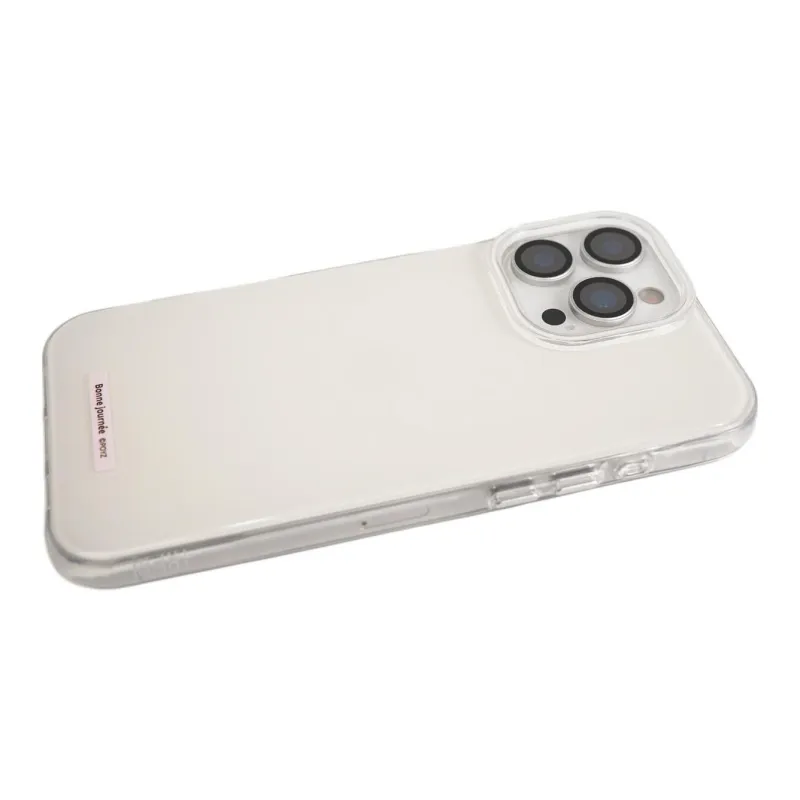 Sopi Acrylic Material English Label Jelly Shell Phone Cases Compatible With IPhone 16/15 Pro Max/Apple 13/14 Pro/Max-13