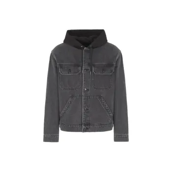 ARMANI EXCHANGE FW23 Denim Jacket Men's Denim Black