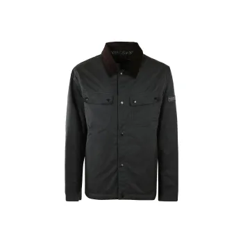 BARBOUR Tourer Logo Patch Buttoned Jacket