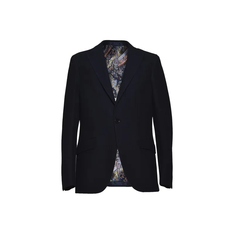 ETRO Single Breasted Blazer-0