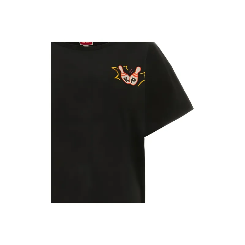 KENZO Graphic Printed Crewneck T Shirt-4