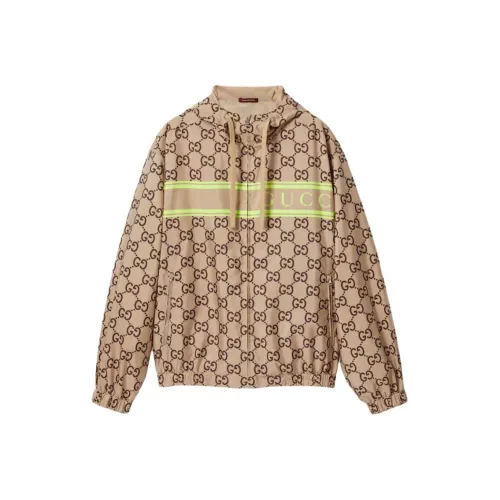 GUCCI Monogrammed Zip Up Jacket