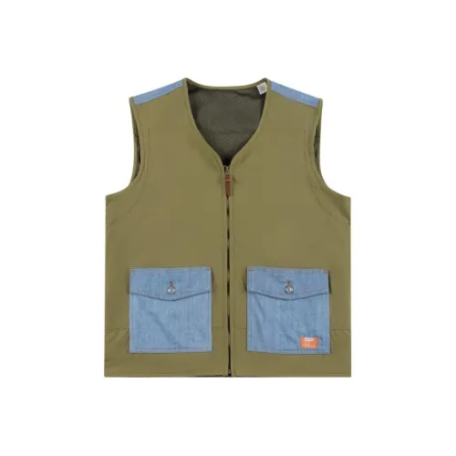 Levis Vests Men Green