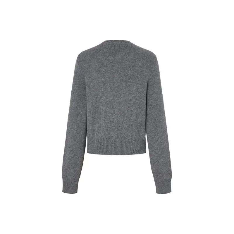 MOCO Knitwear Women's Medium Heather Gray-1