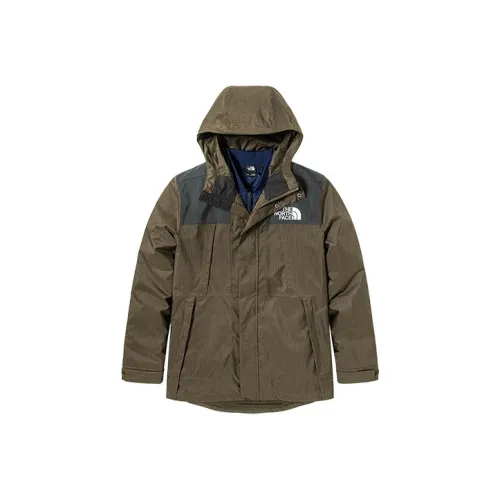 THE NORTH FACE City Outdoor Collection Windbreaker Jacket Men's Olive Green