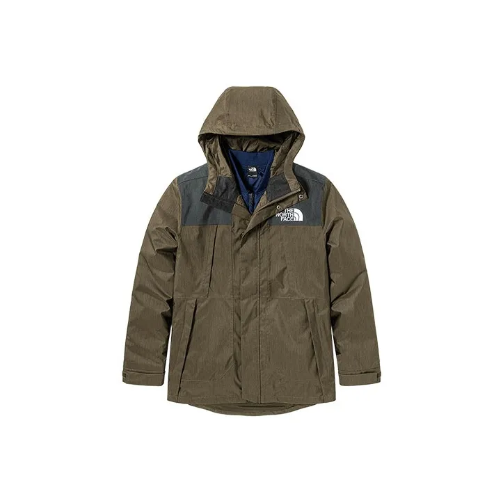 THE NORTH FACE City Outdoor Collection Windbreaker Jacket Men's Olive Green-0