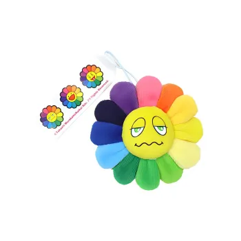 Takashi Murakami Flower Emoji Keychain B