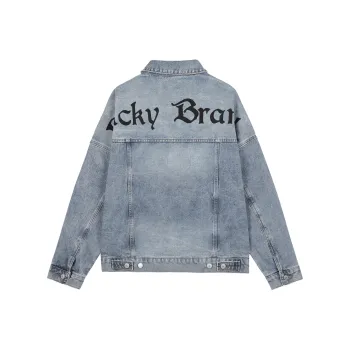 LUCKY BRAND Denim Jackets Unisex Denim Blue