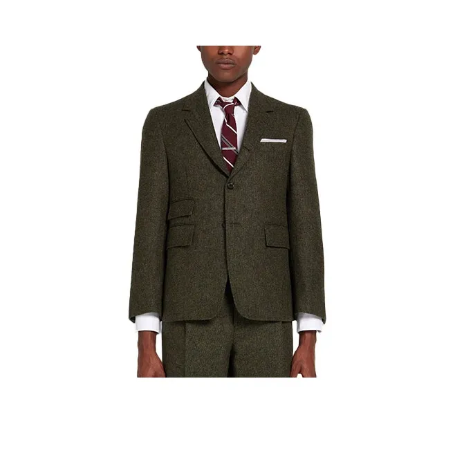 THOM BROWNE Pocket Patch Single Breasted Blazer-0