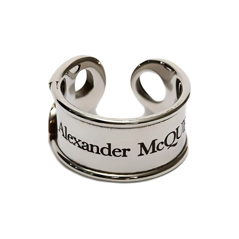Alexander McQueen Rings Men Silver-0