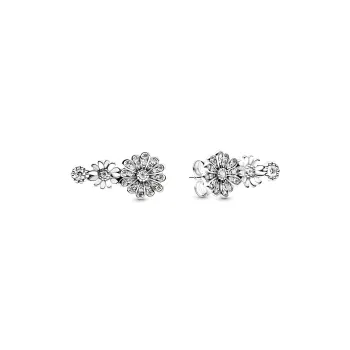Pandora Stud Earrings Women's Silver