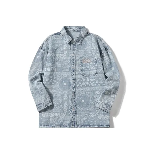 Qee X N-MAX Denim Jackets Unisex Blue