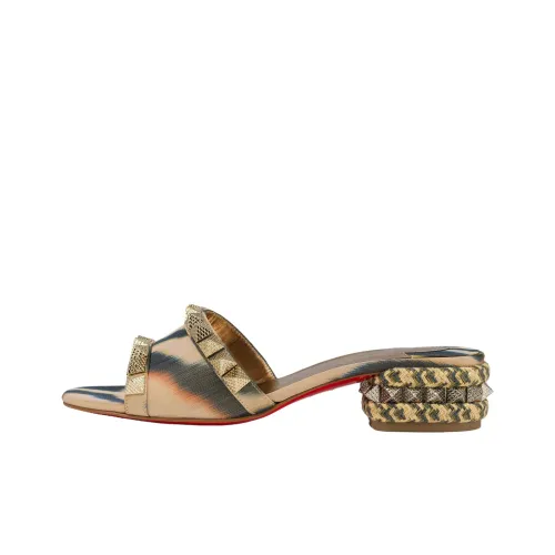 CL LUBOTING Slide Slippers Women's Beige