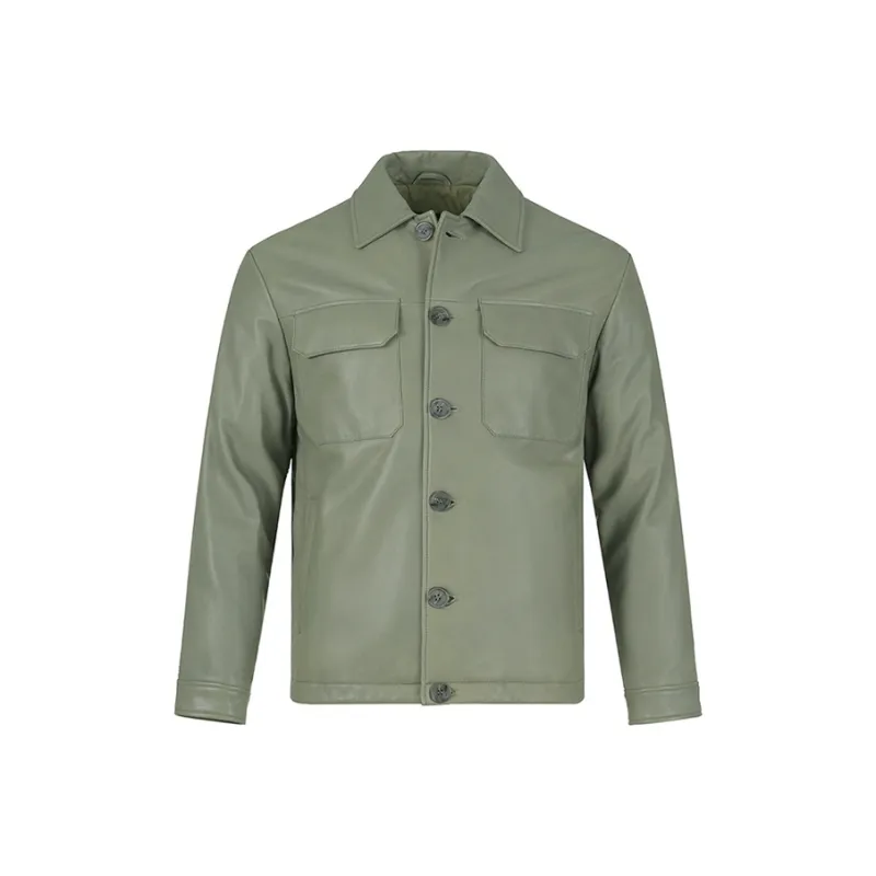 EMPORIO ARMANI Jackets Men Light Khaki Green-0