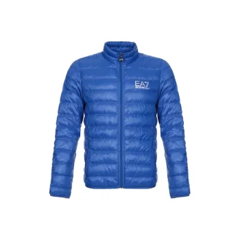 EMPORIO ARMANI EA7 Down Jacket Men's Blue