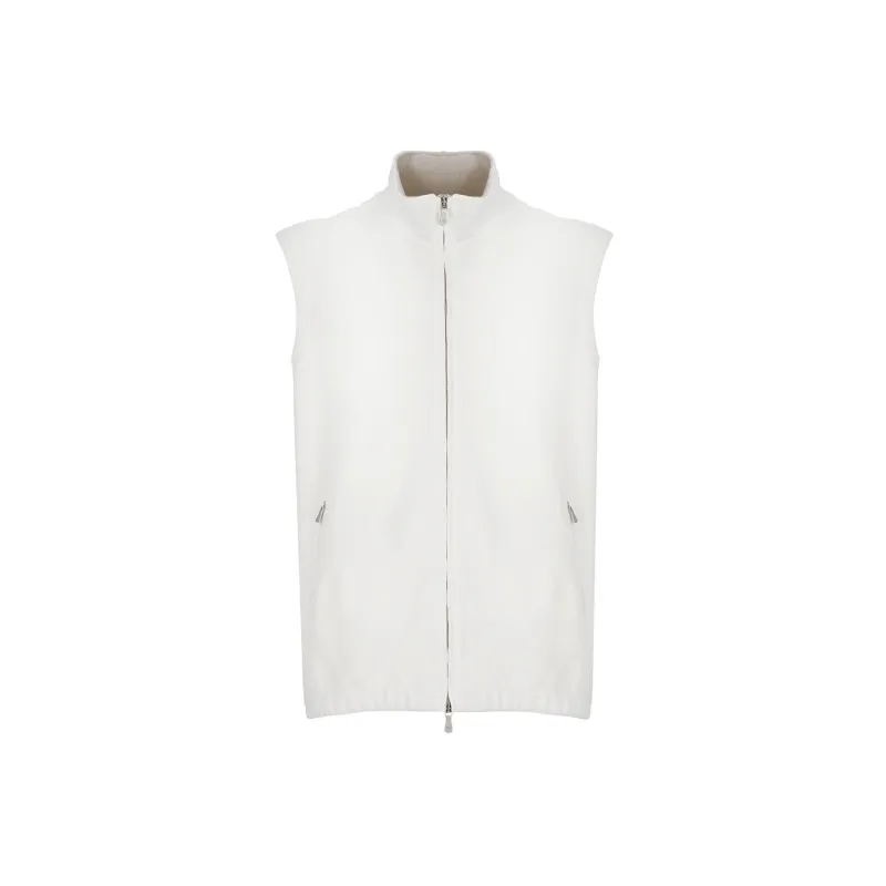 Eleventy Vests Men White-0