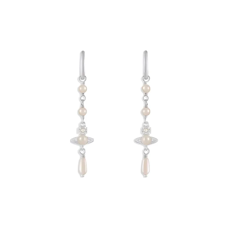 Vivienne Westwood Emiliana Orb plaque Earrings-1