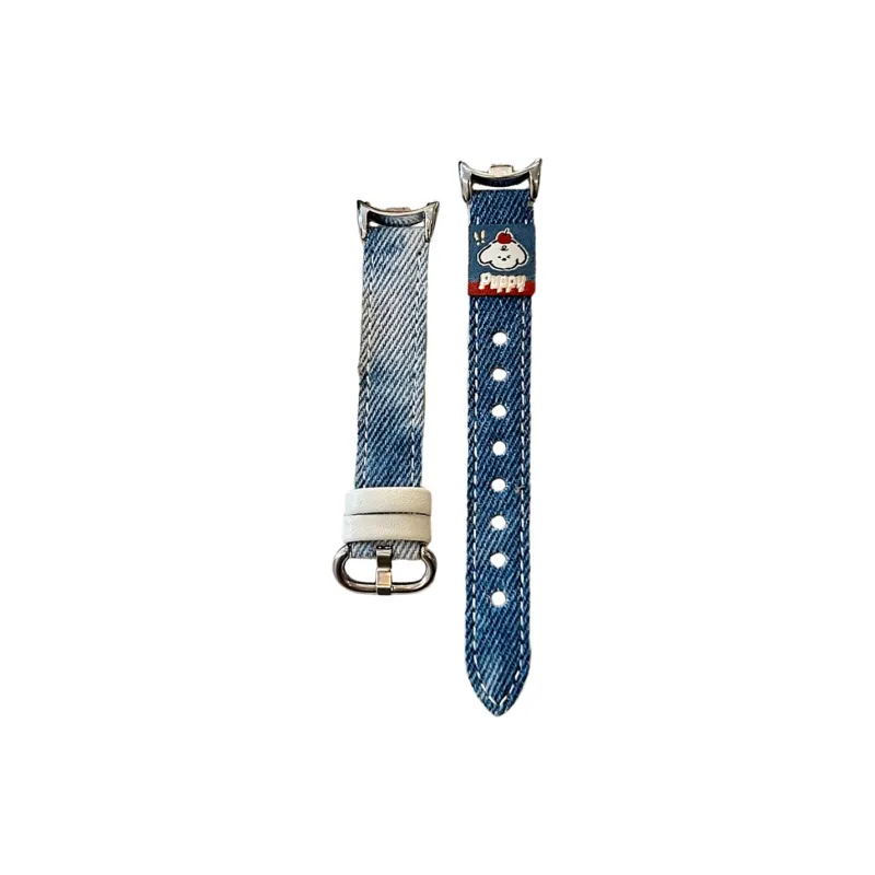 CHUANGYIDA Xiaomi Compatibility Watch Band 135 210mm Denim Material-0
