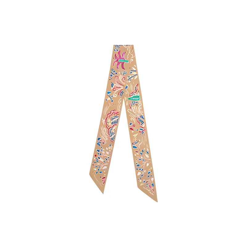 HERMES Small Silk Scarves Unisex Multicolor-0
