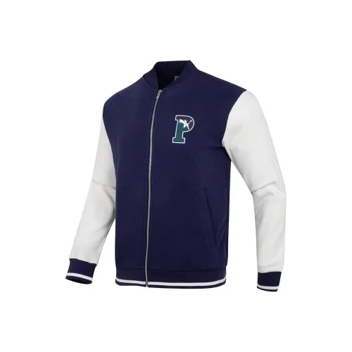 PUMA Jackets Men Blue