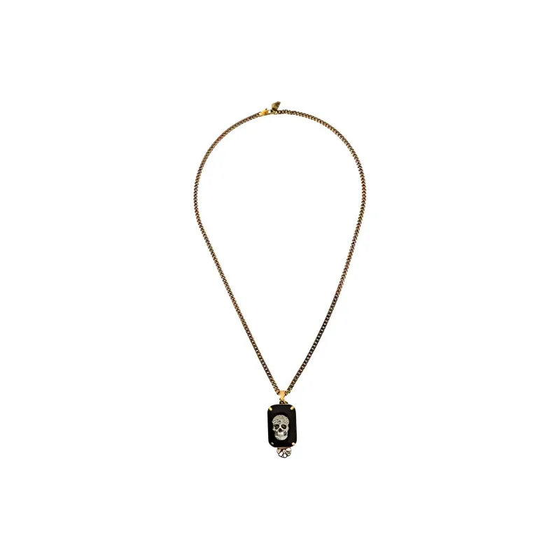 Alexander McQueen Necklaces Men Black-1