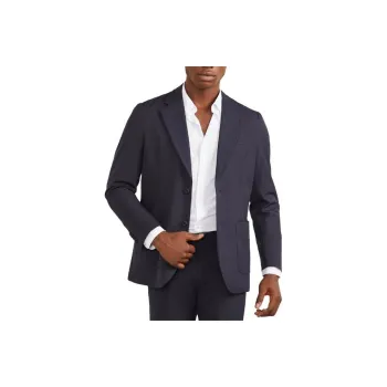 GUESS Gary Patch Blazer Business Suits Coats Men's Black