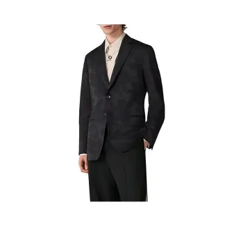 HERMES SS23 Business Suits Coats Men's Black